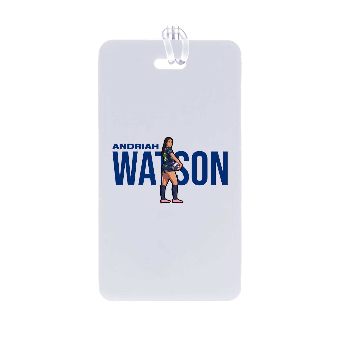 Bag Tag — Player Name in Classic
