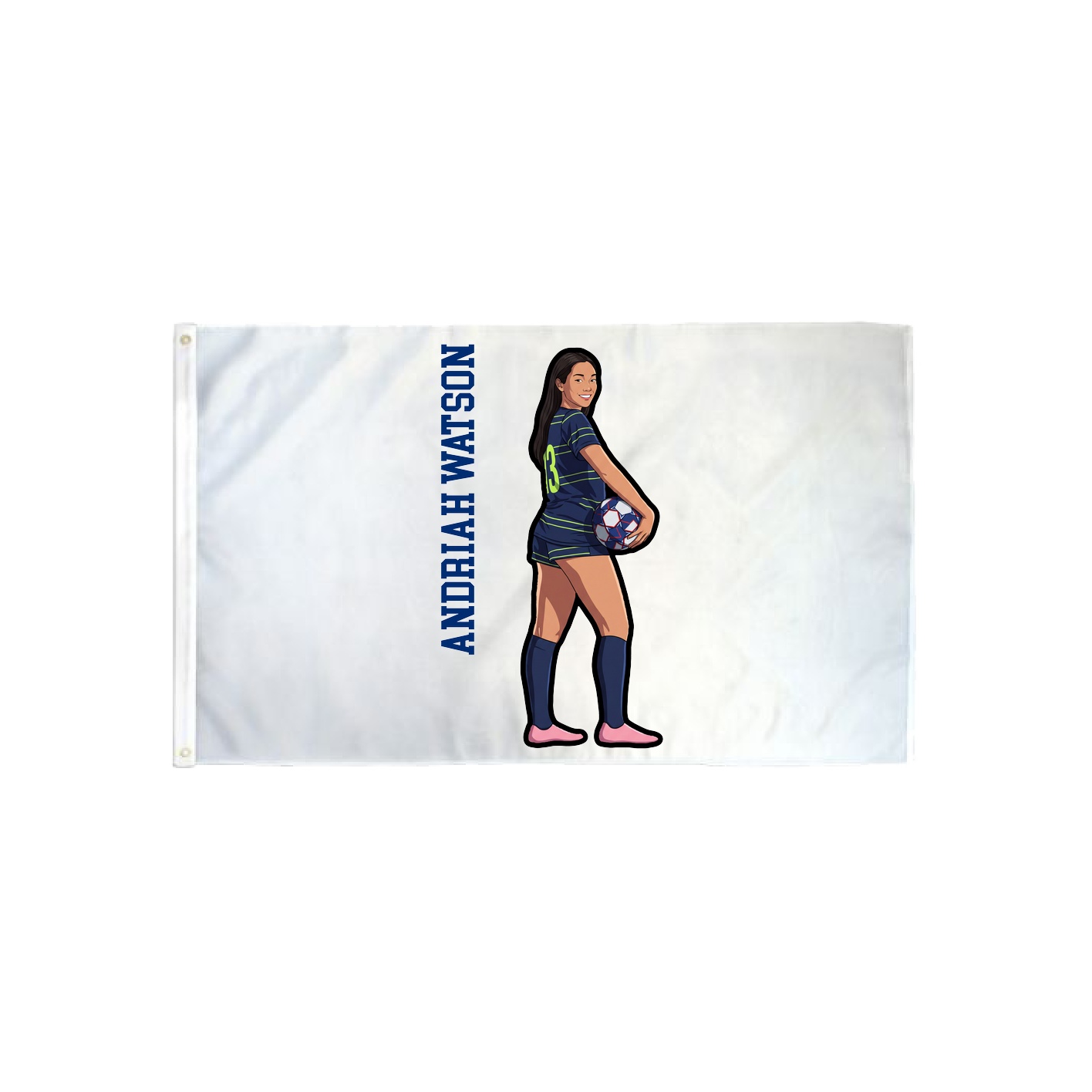 3x5 Flag — Name Vertical in Classic