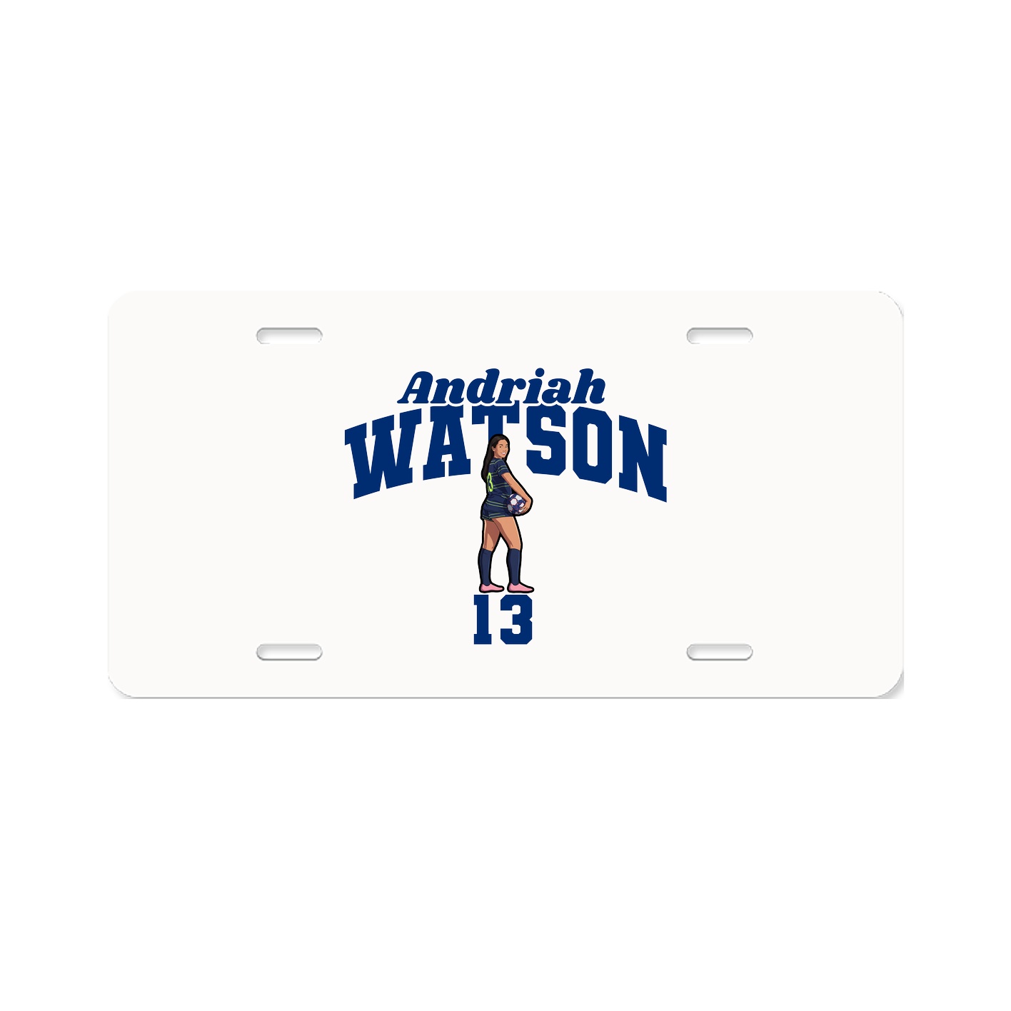 License Plate — Signature Arch in Classic