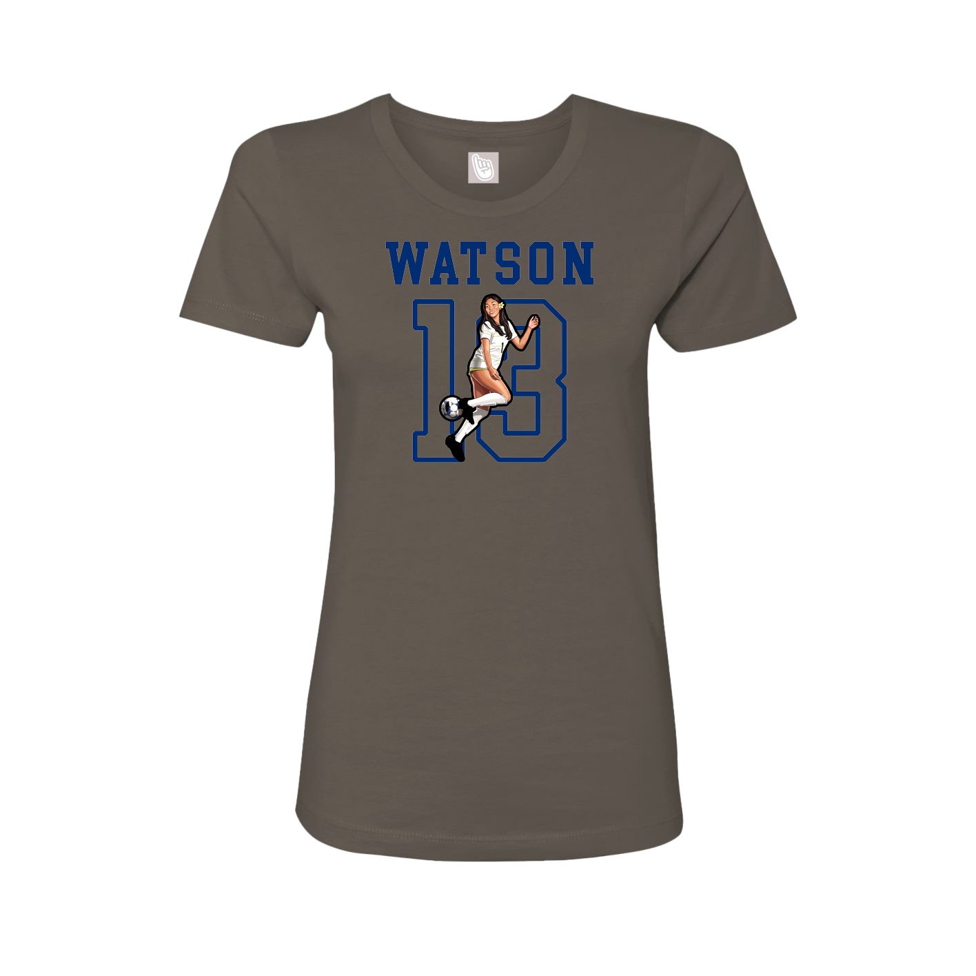 Fitted Women's Tee — Shirsey in Grey