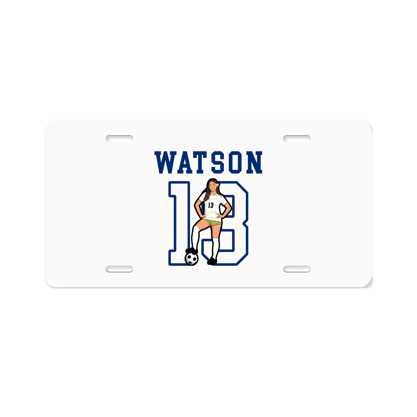 License Plate — Shirsey in Classic