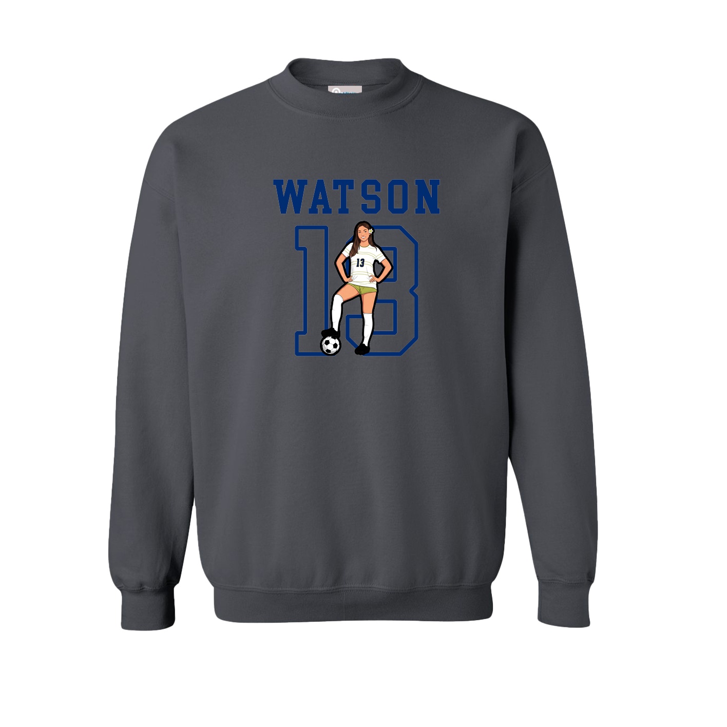 Fleece Crew — Shirsey in Grey