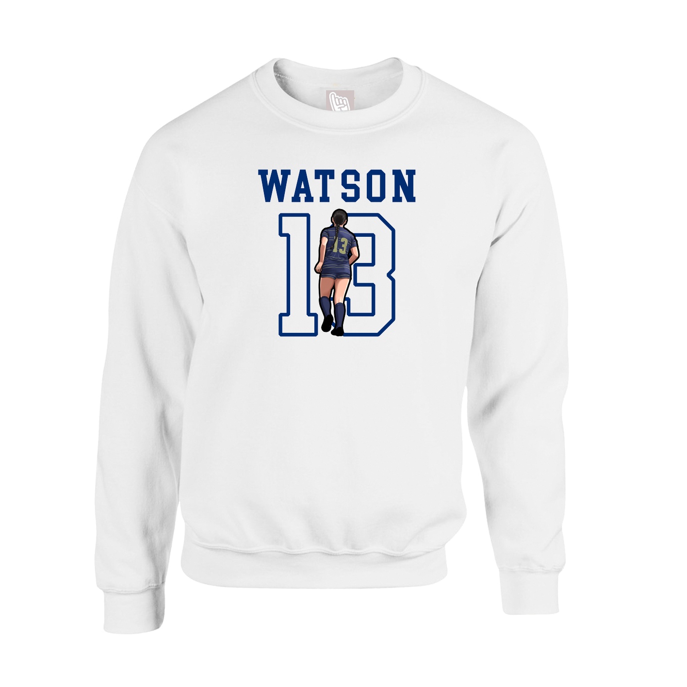 Fleece Crew — Shirsey in White