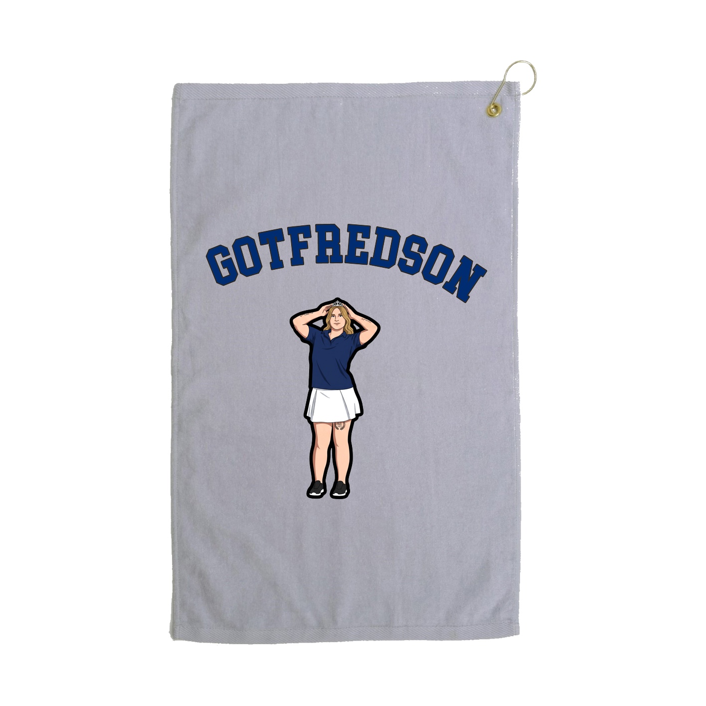 Golf Towel — Shirsey Arch in Grey