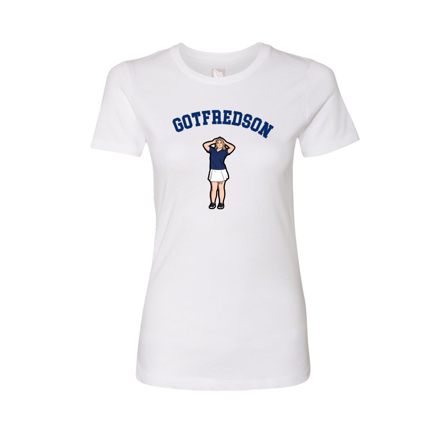 Womens Tee — Shirsey Arch in White