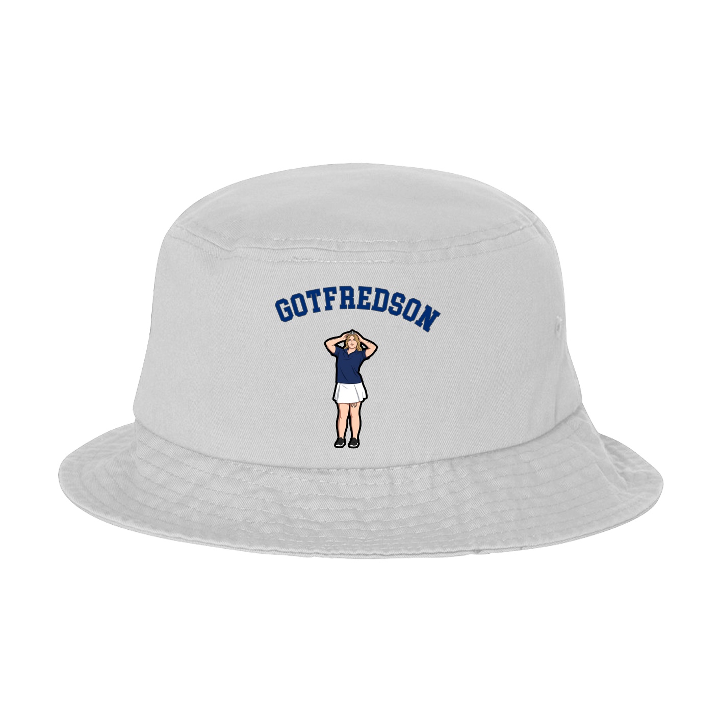 Bucket Cap — Shirsey Arch in White