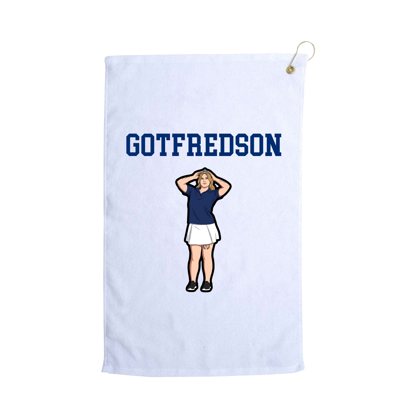 Golf Towel — Shirsey in White