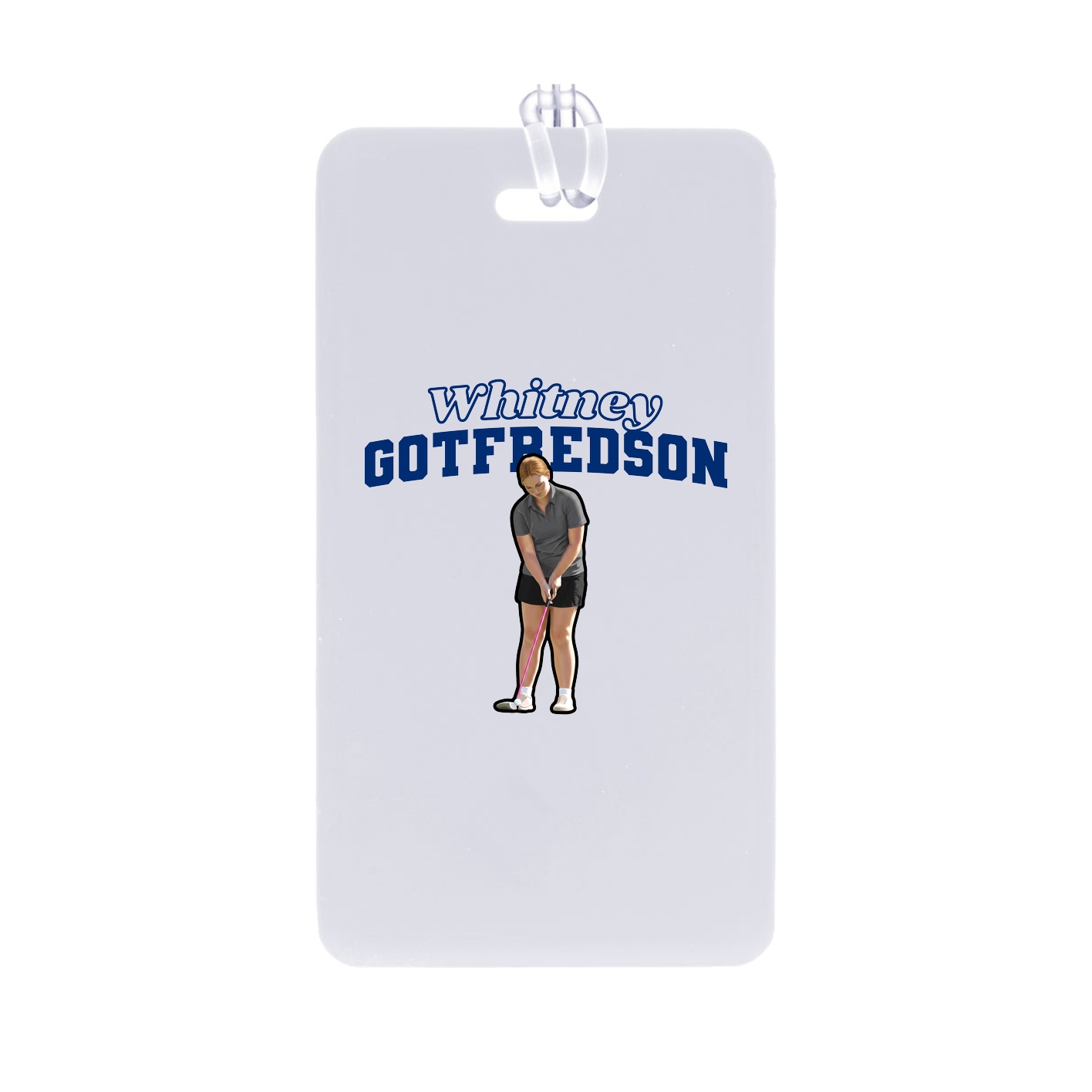 Bag Tag — Name Arch in Classic