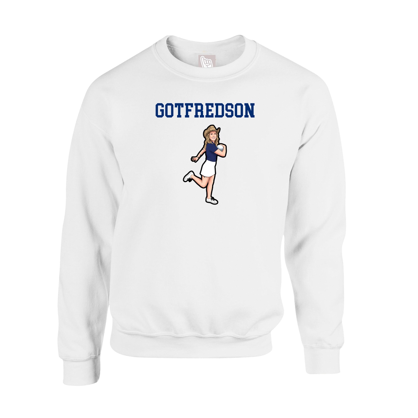 Fleece Crew — Shirsey in White