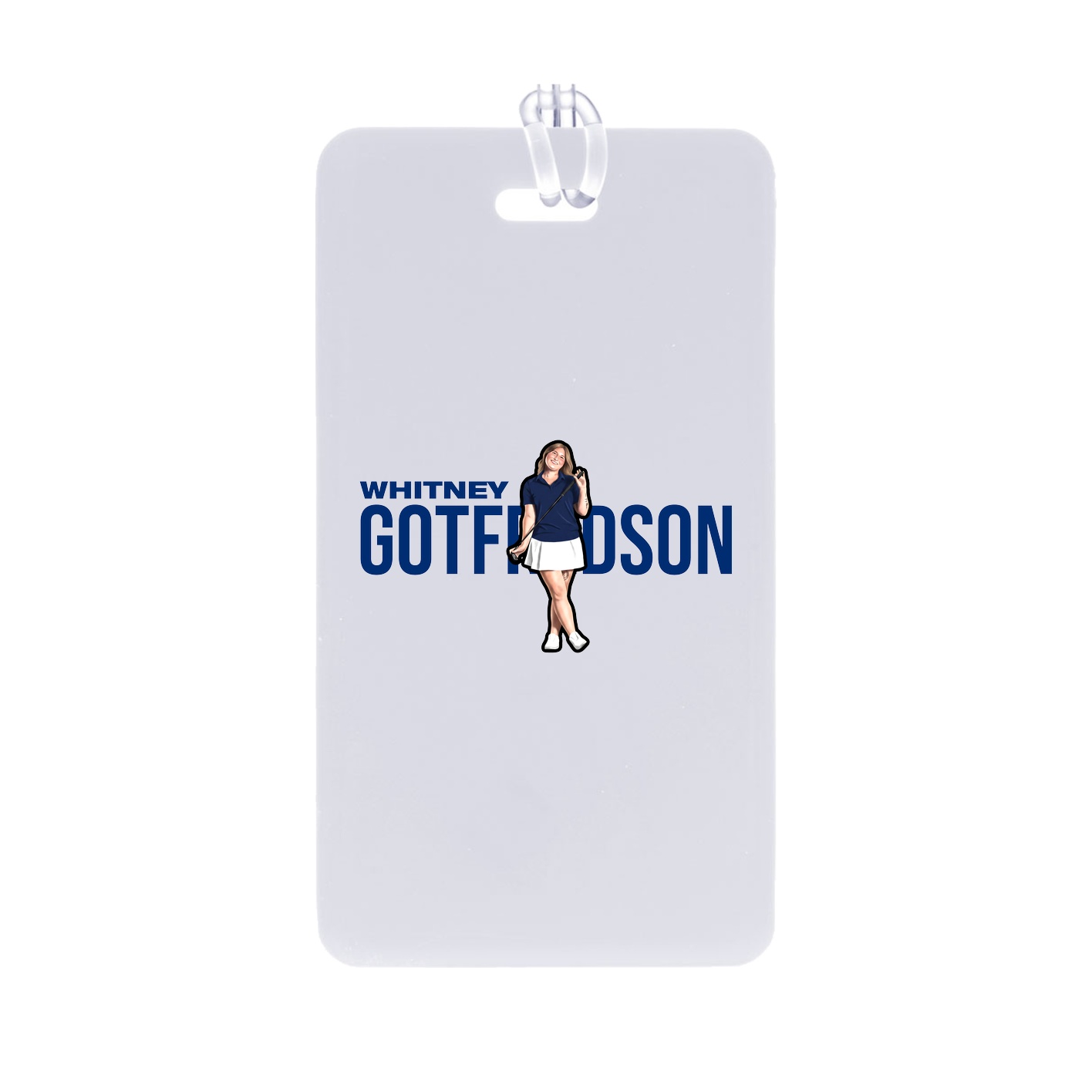 Bag Tag — Player Name in Classic