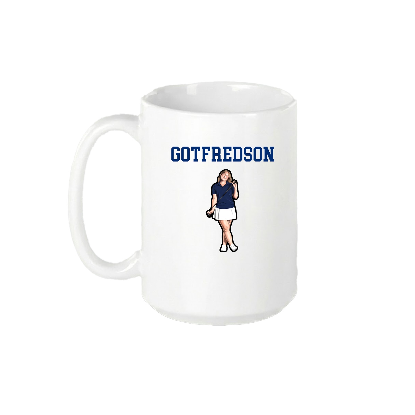 15oz Coffee Mug — Shirsey in White