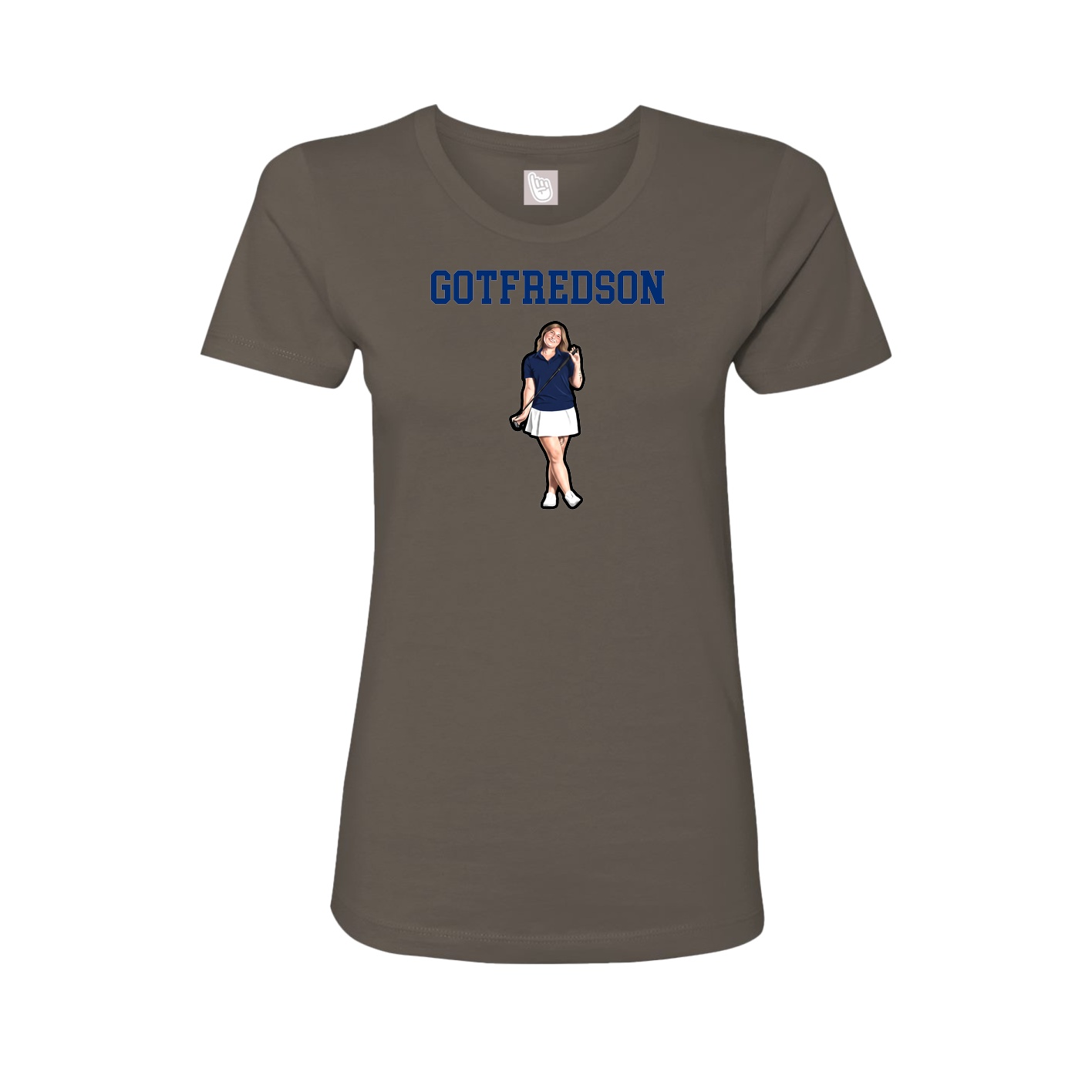 Fitted Women's Tee — Shirsey in Grey