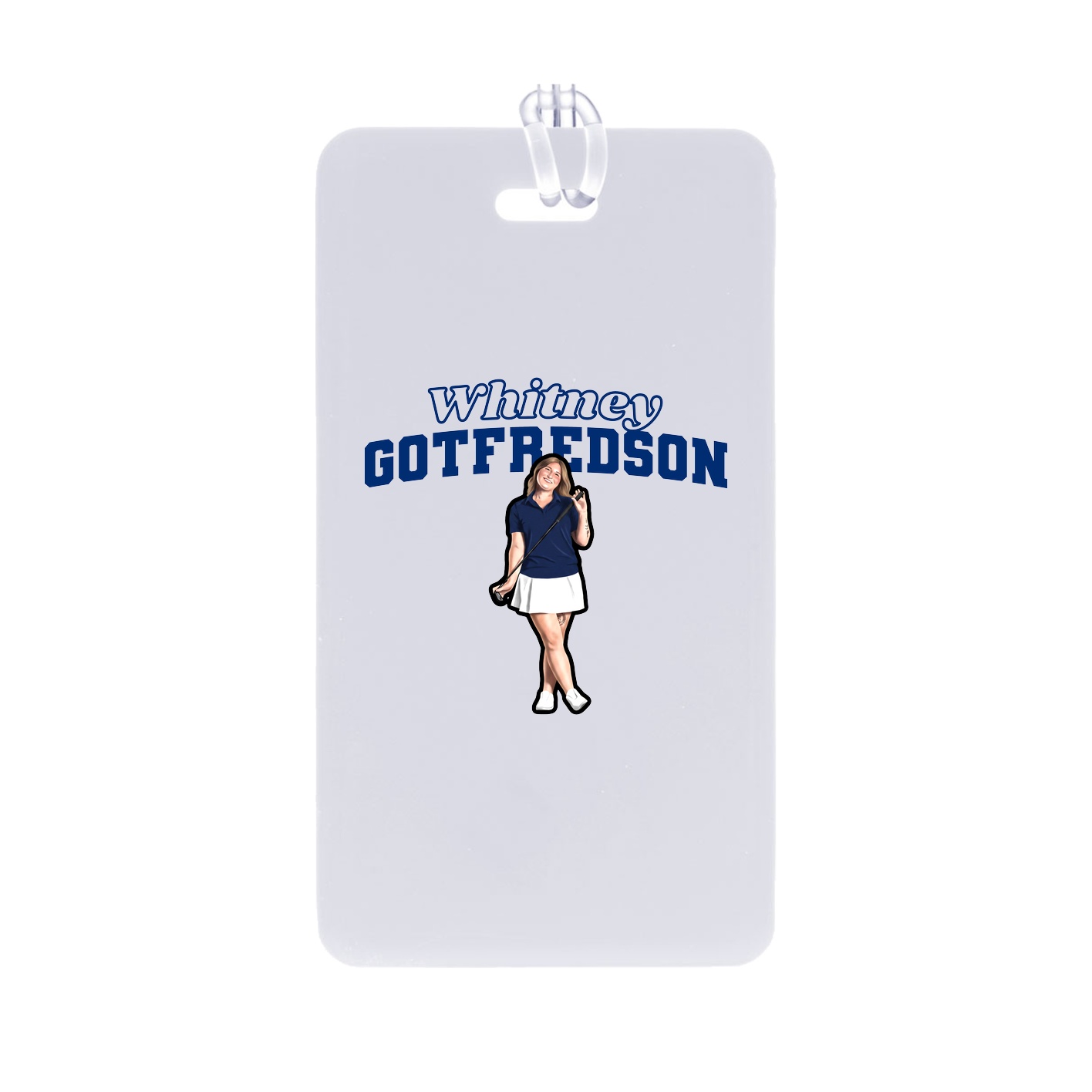 Bag Tag — Name Arch in Classic