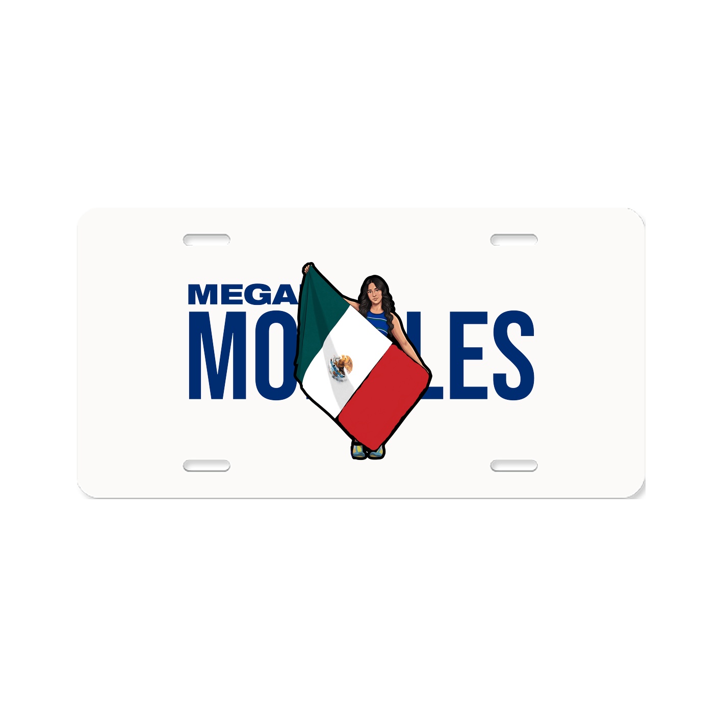 License Plate — Player Name in Classic