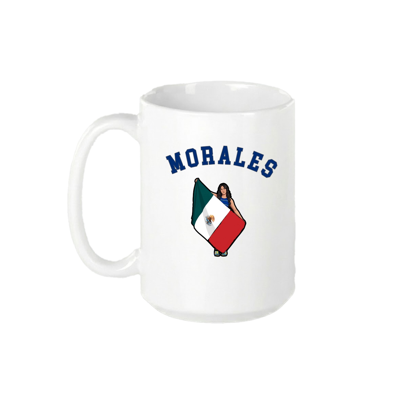 15oz Coffee Mug — Shirsey Arch in White