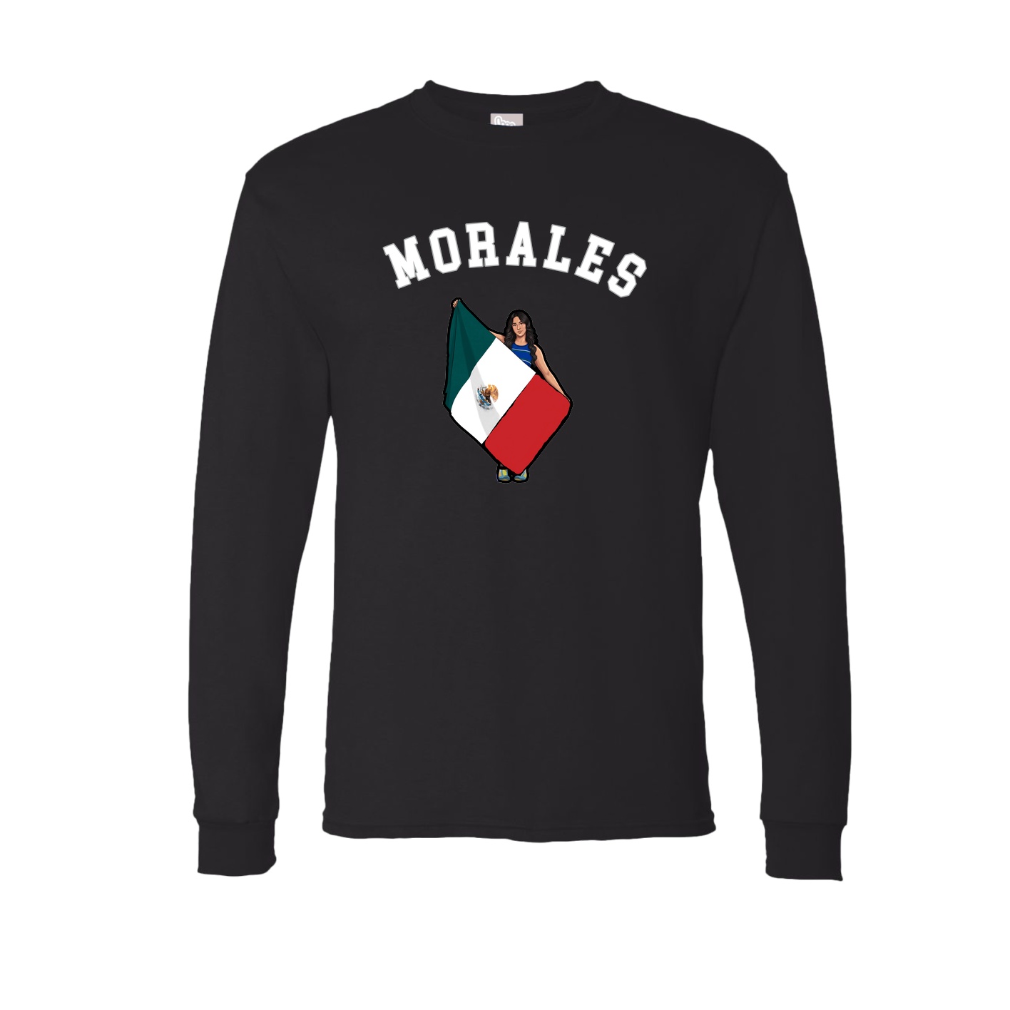 Long Sleeve Tee — Shirsey Arch in Black