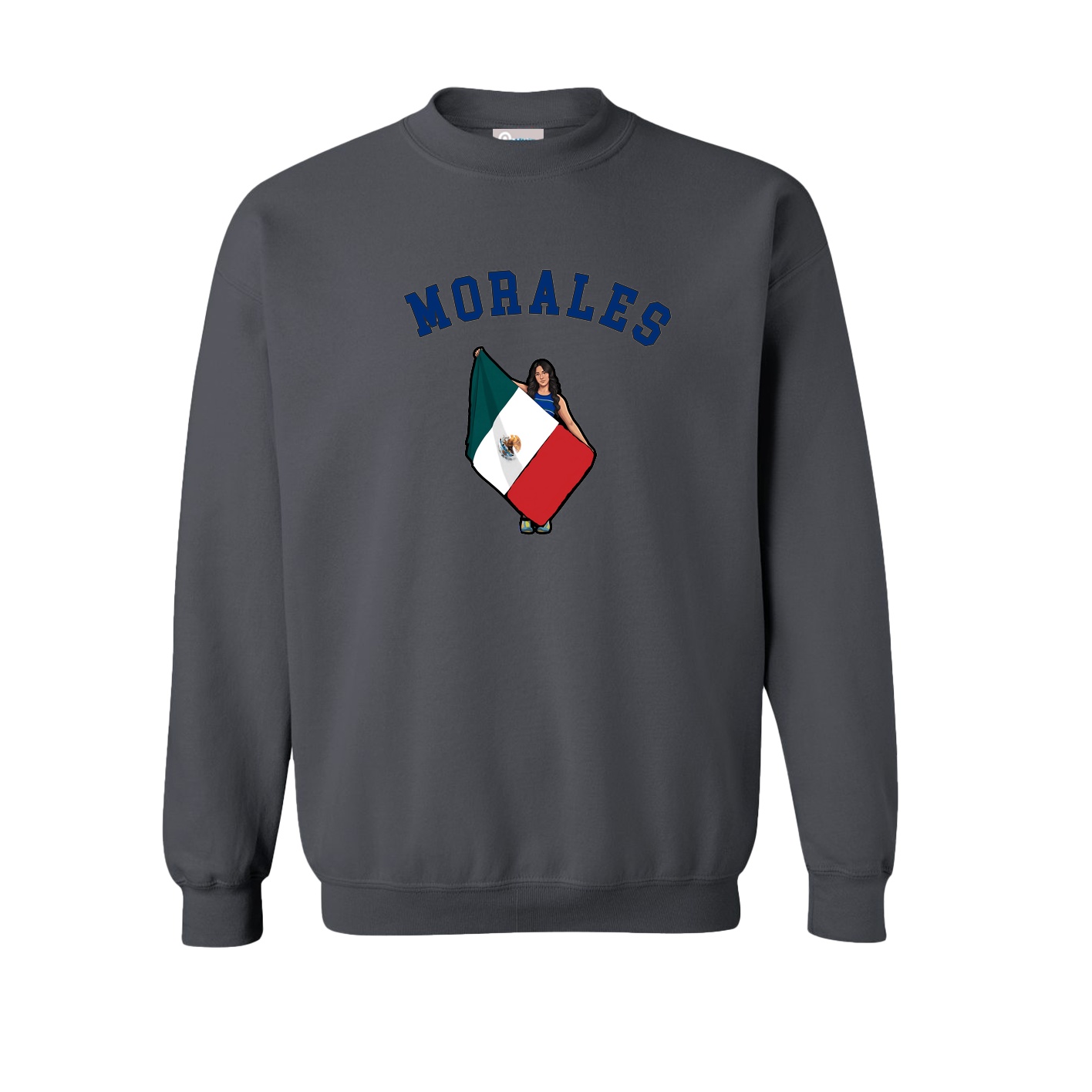 Fleece Crew — Shirsey Arch in Grey