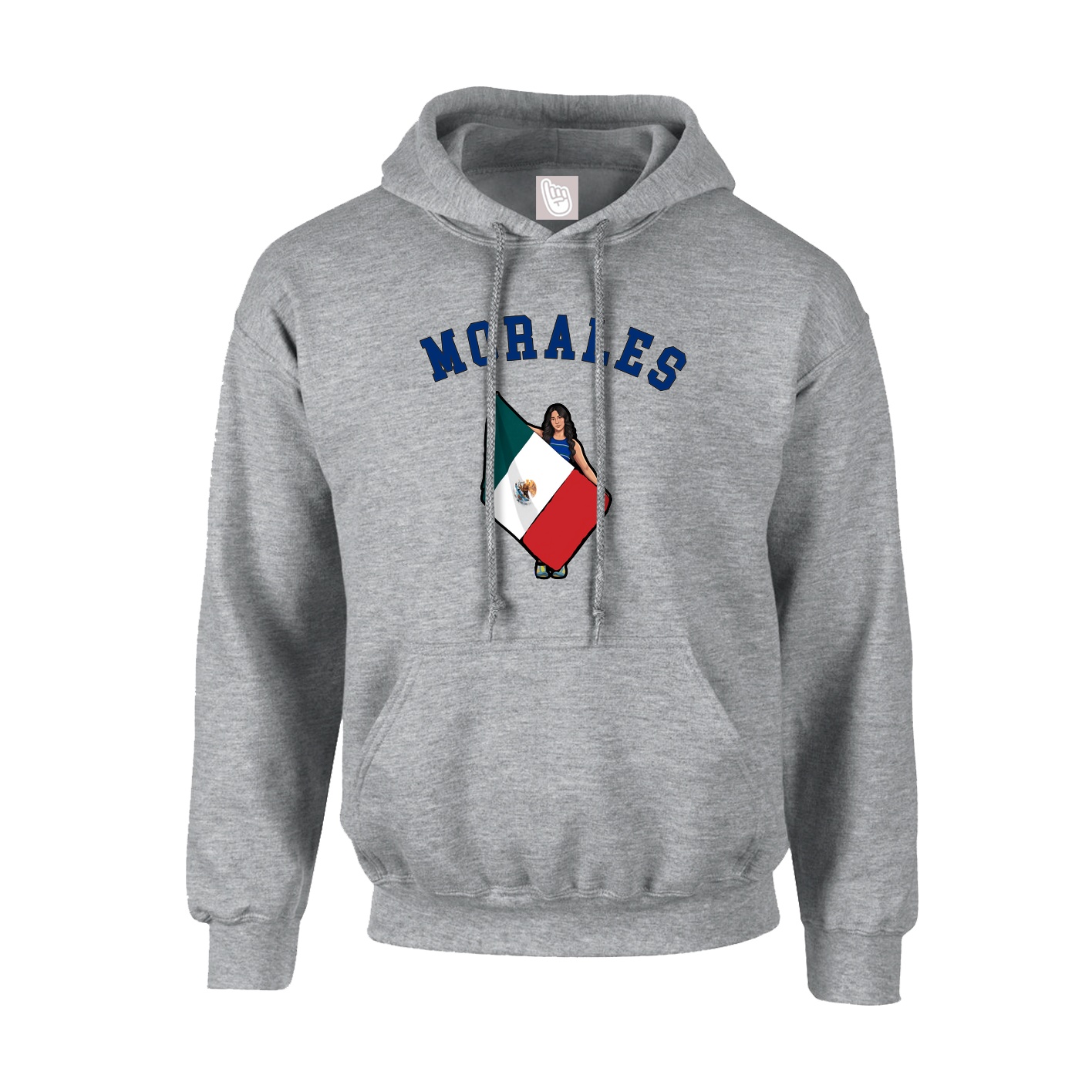 Youth Hoodie — Shirsey Arch in Grey