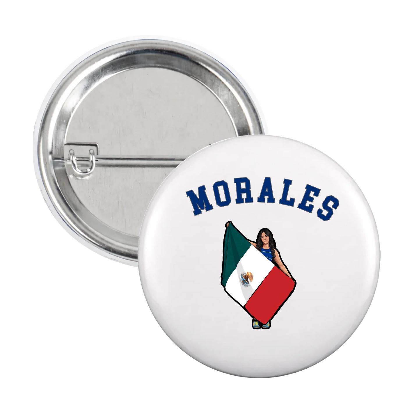 Game Day Button — Shirsey Arch in White