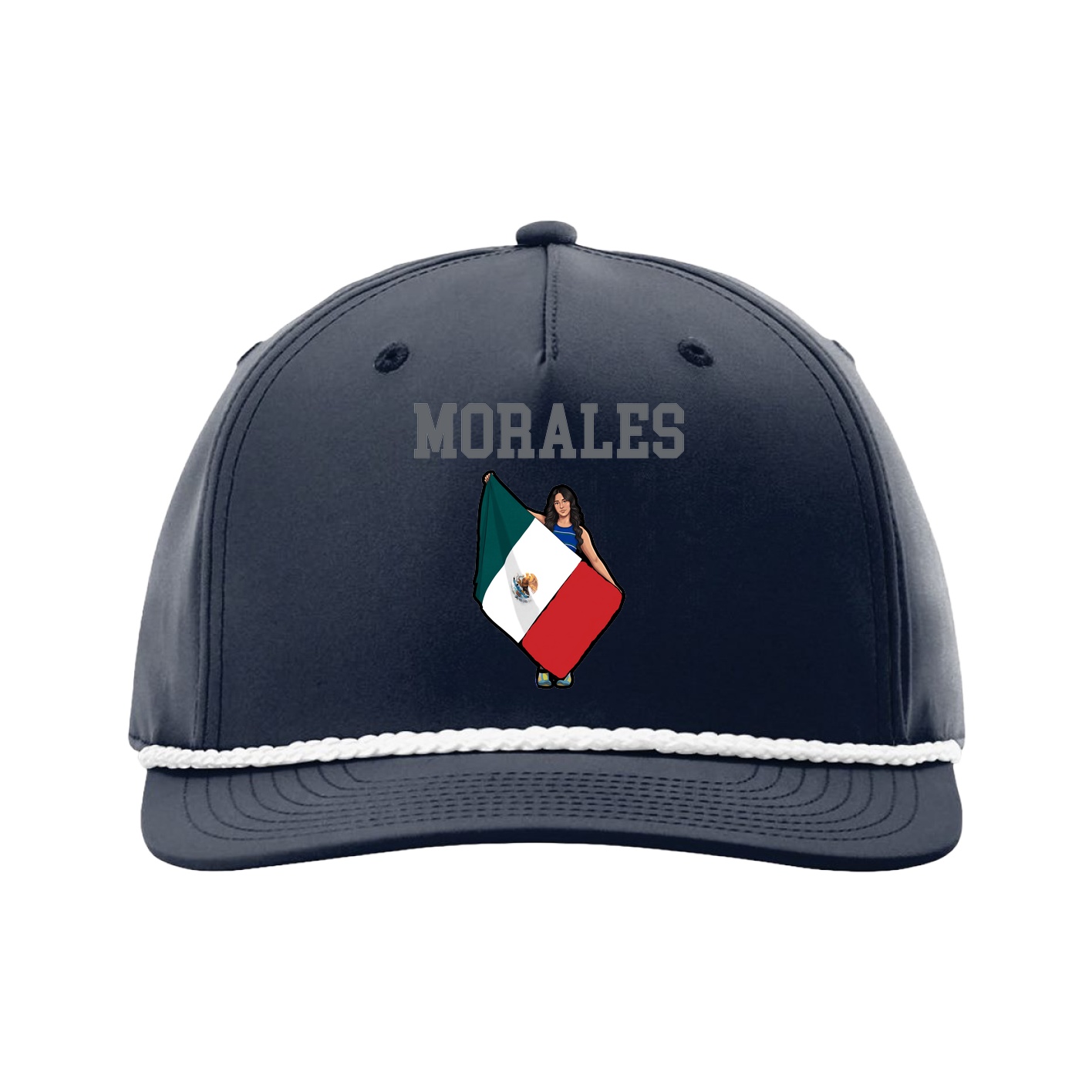 Five-Panel Classic Rope Cap — Shirsey in Navy