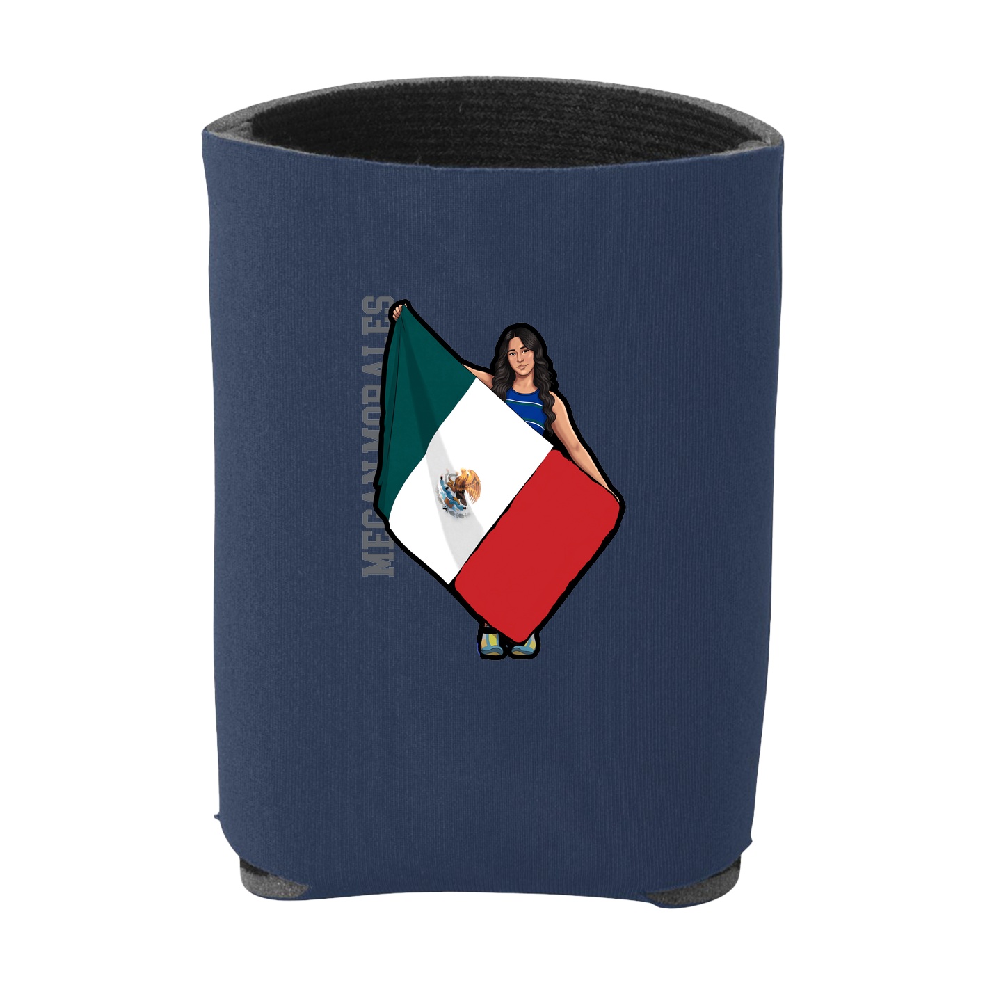 Can Holder — Name Vertical in Navy