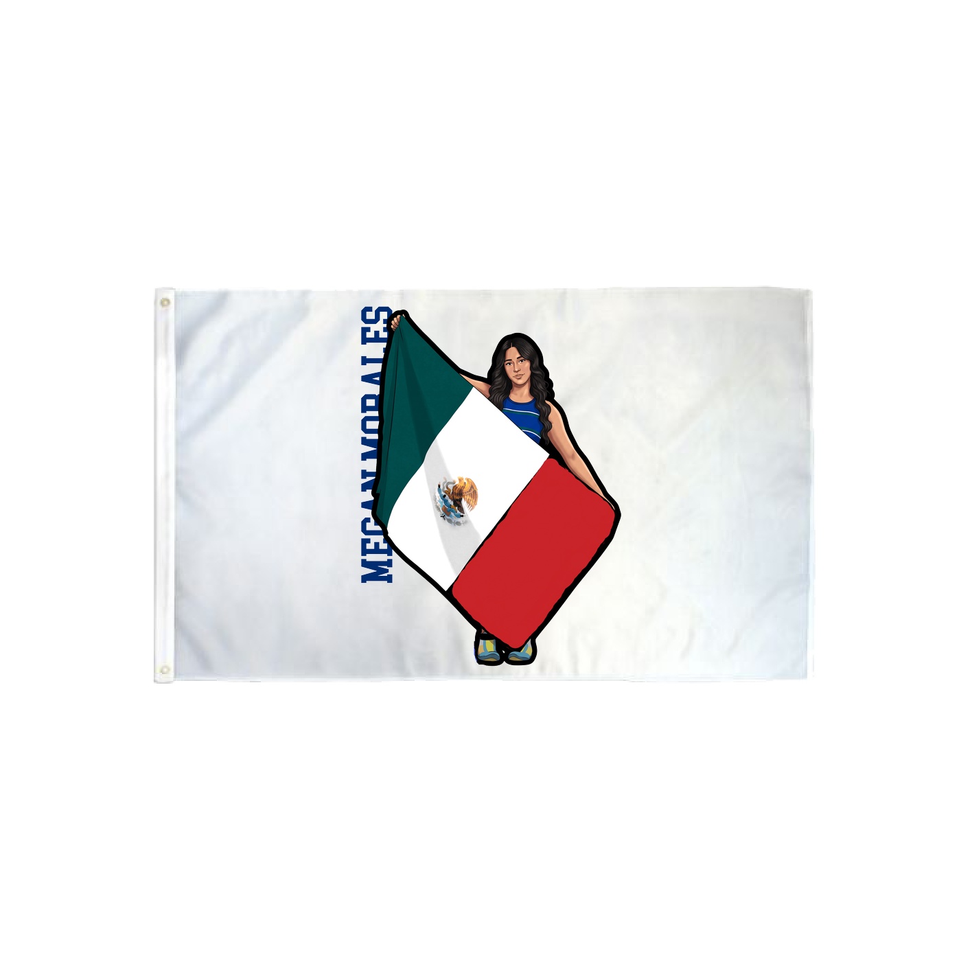 3x5 Flag — Name Vertical in Classic