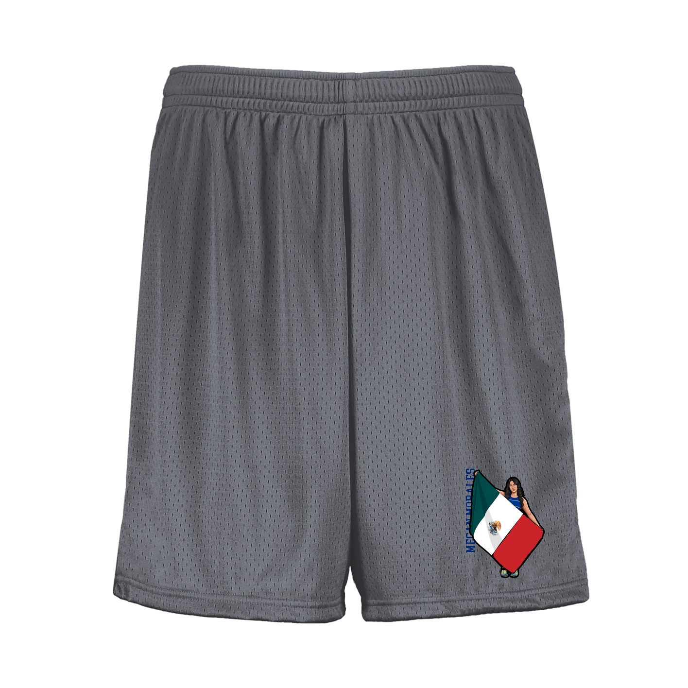 Shorts — Name Vertical in Grey