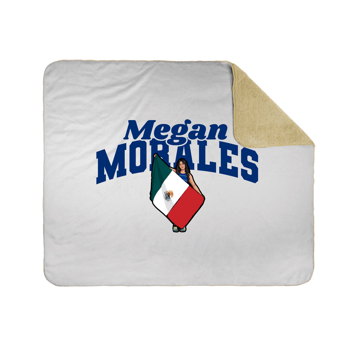 Throw Blanket — Signature Arch in White