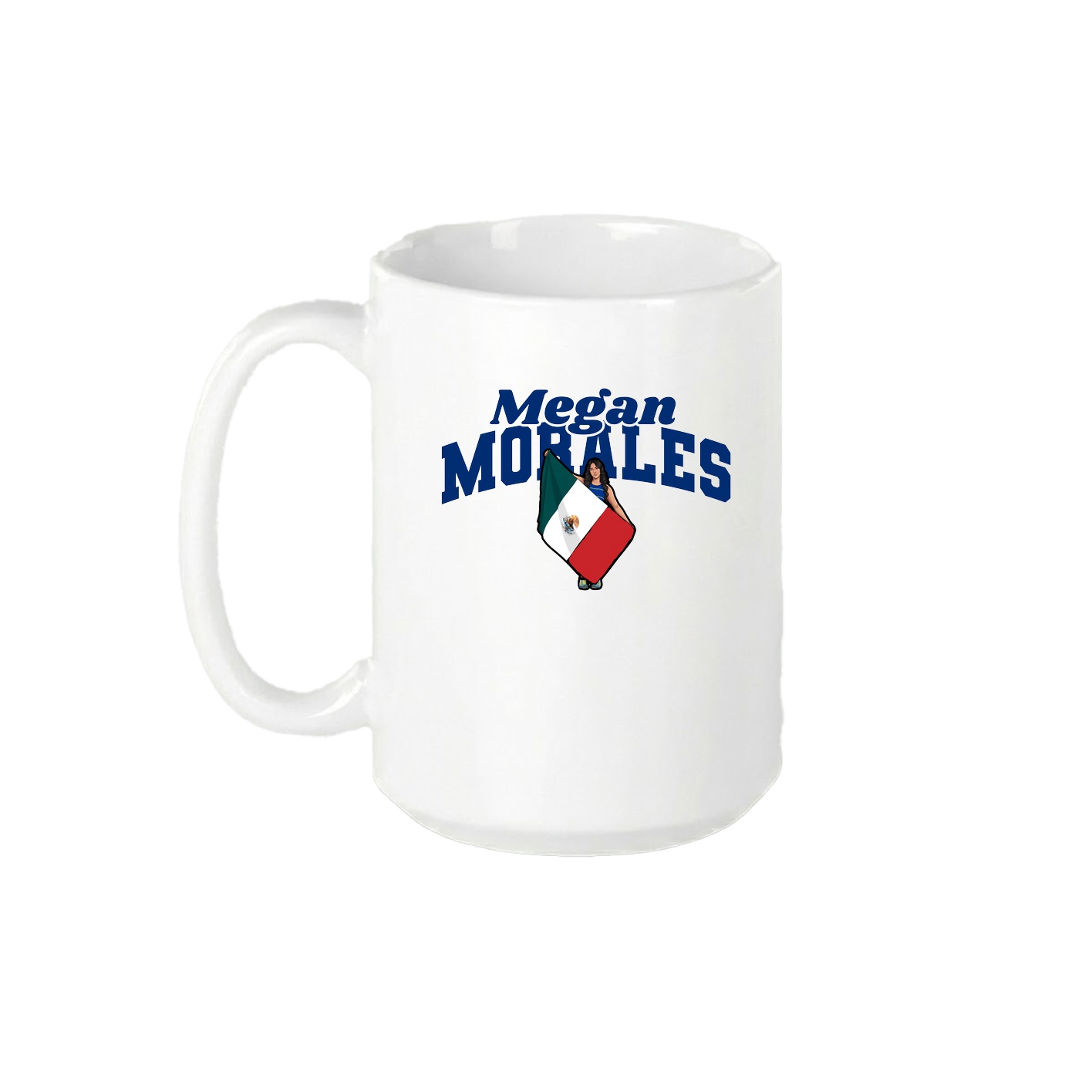 15oz Coffee Mug — Signature Arch in White