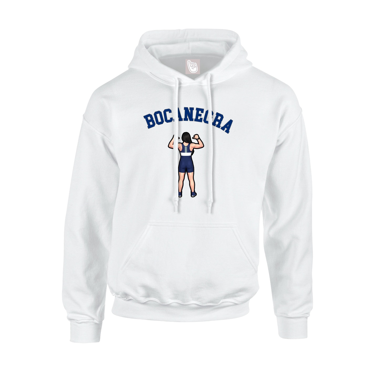 Youth Hoodie — Shirsey Arch in White