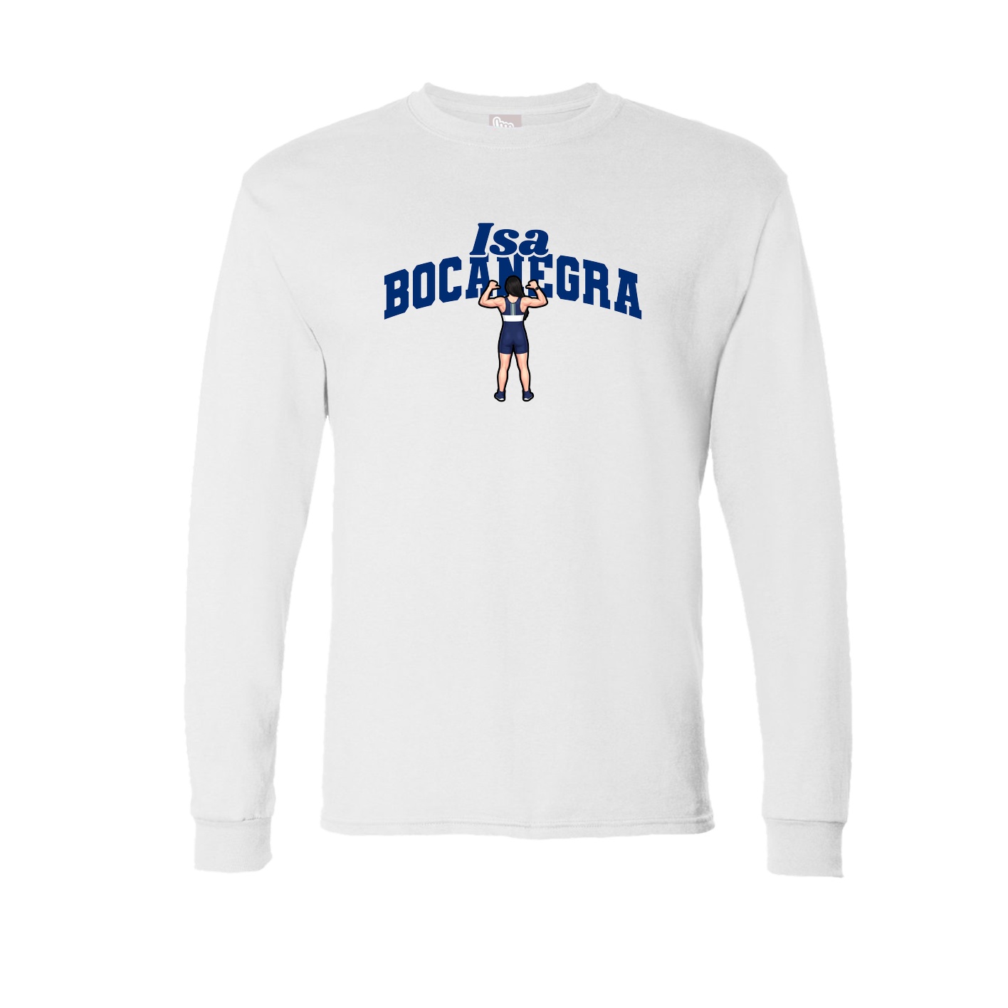 Long Sleeve Tee — Signature Arch in White