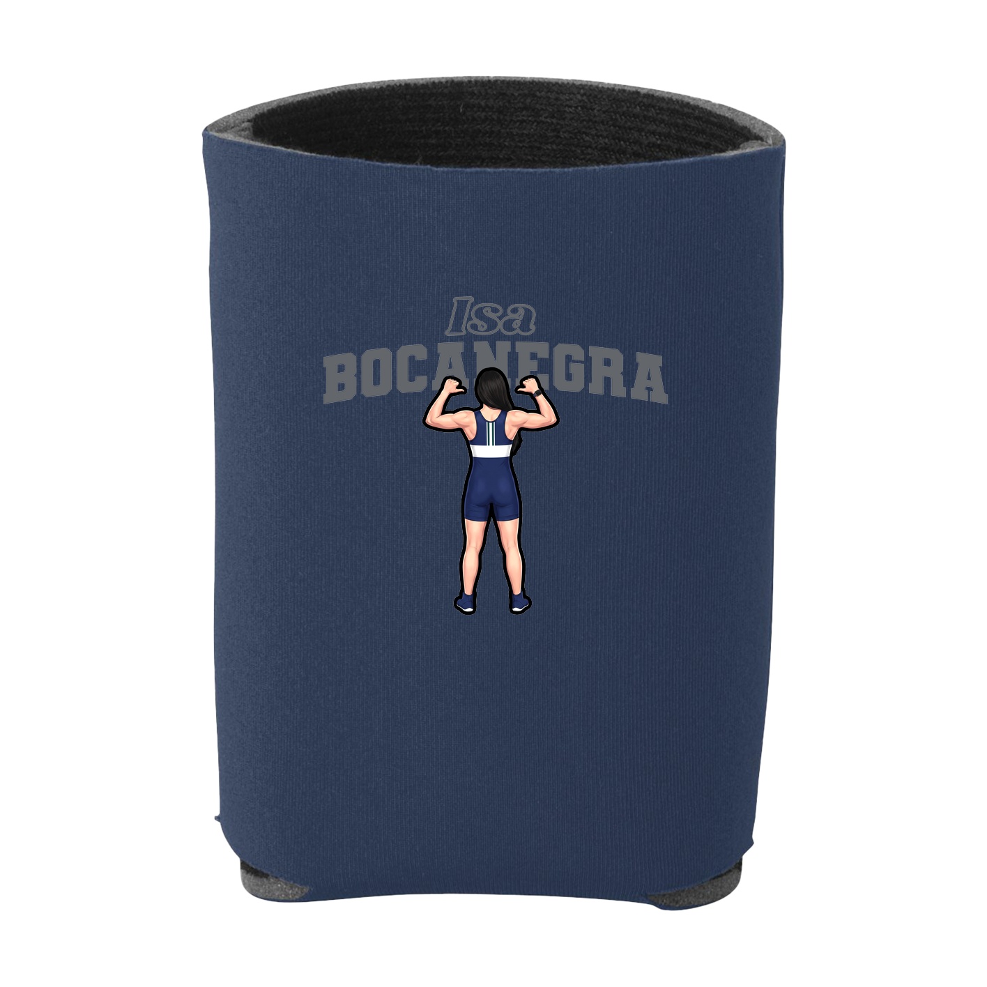 Can Holder — Name Arch in Navy