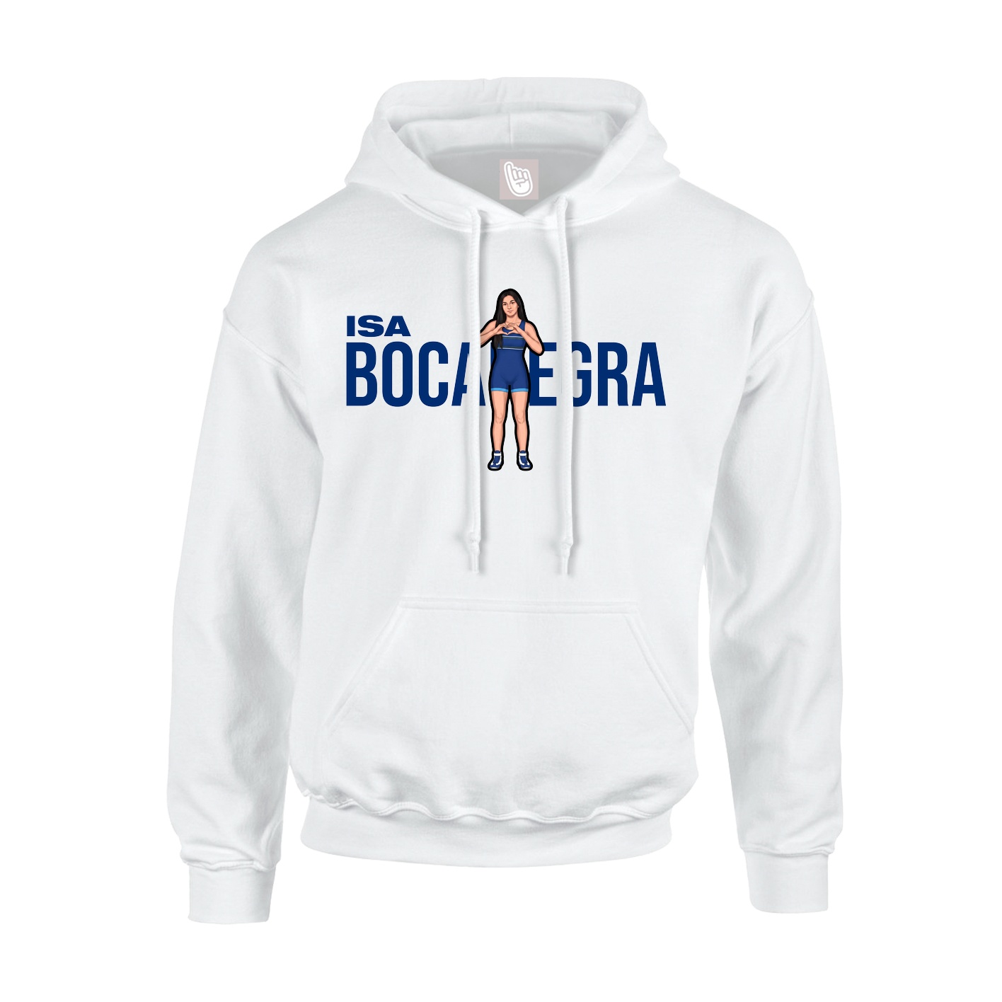 Hoodie — Player Name in White