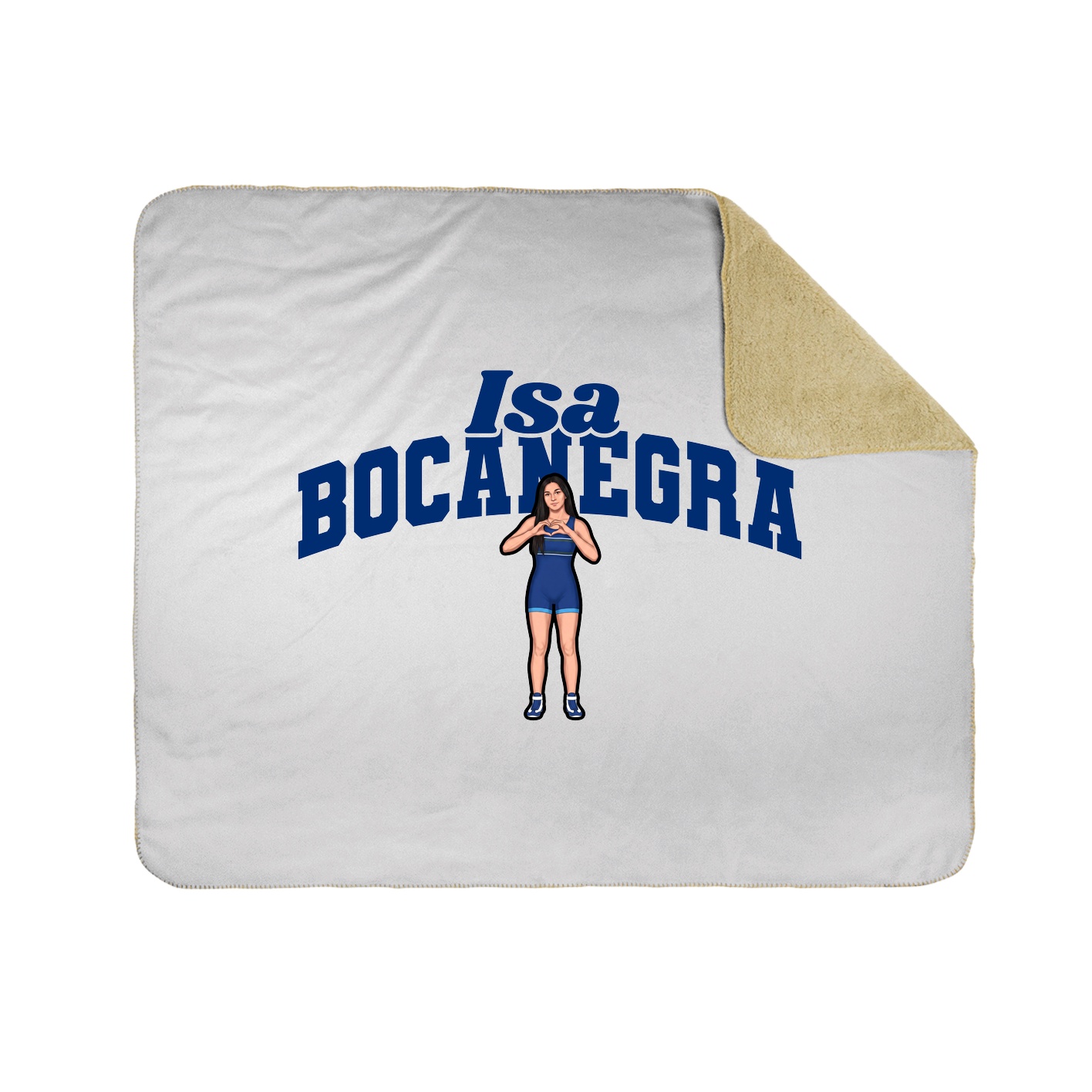 Throw Blanket — Signature Arch in White