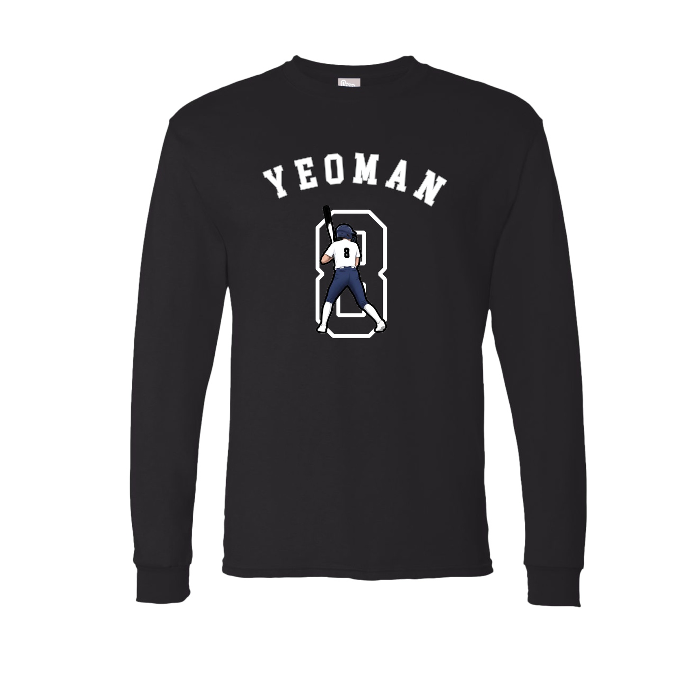 Long Sleeve Tee — Shirsey Arch in Black