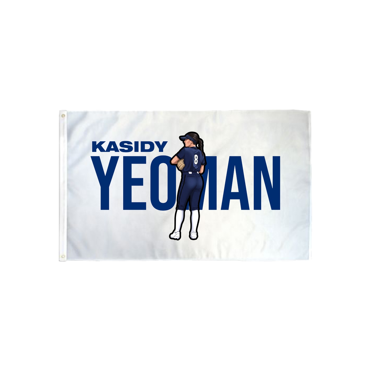 3x5 Flag — Player Name in Classic