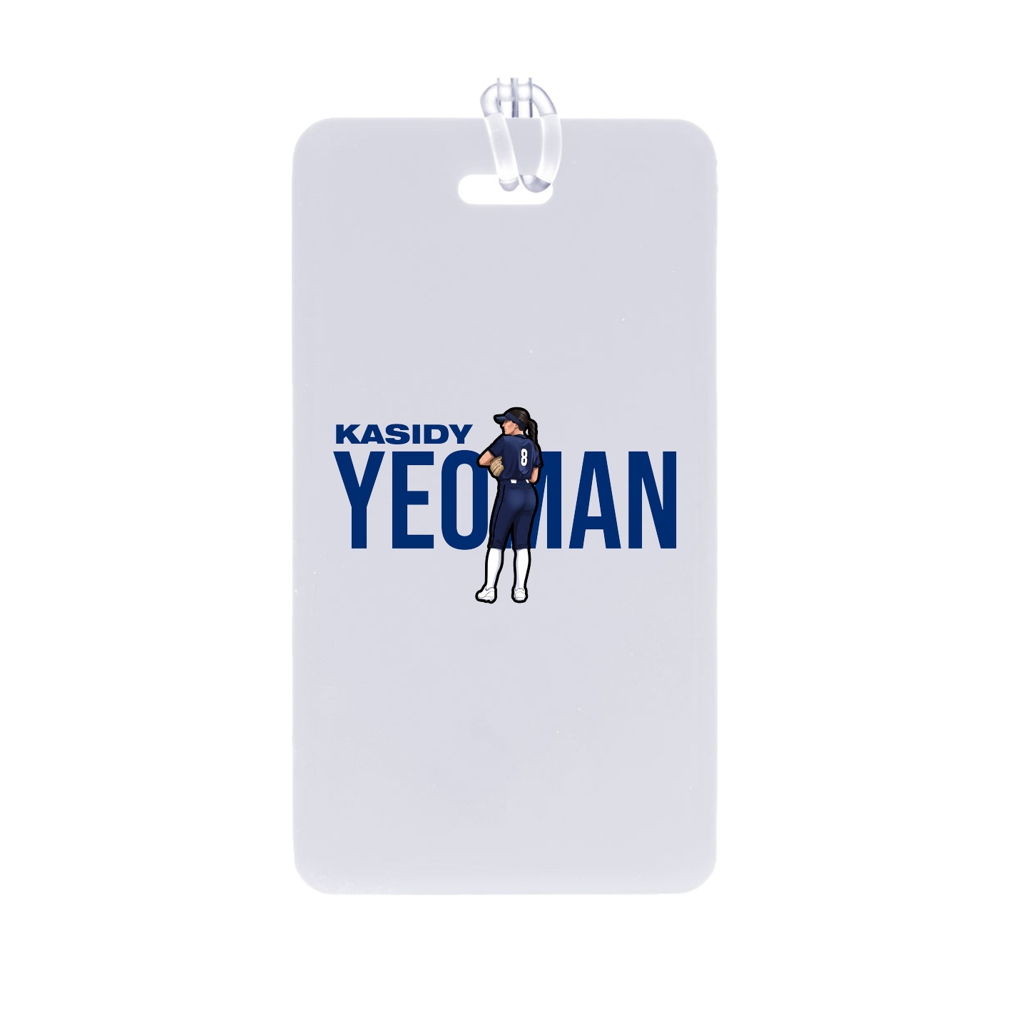 Bag Tag — Player Name in Classic