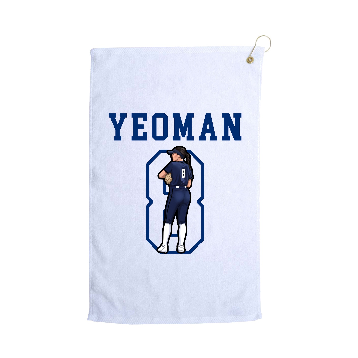 Golf Towel — Shirsey in White