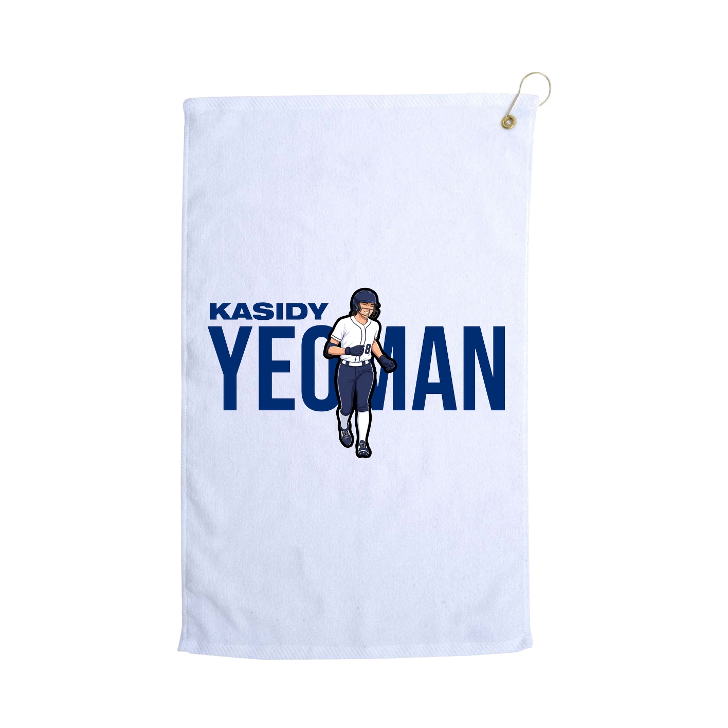 Golf Towel — Player Name in White