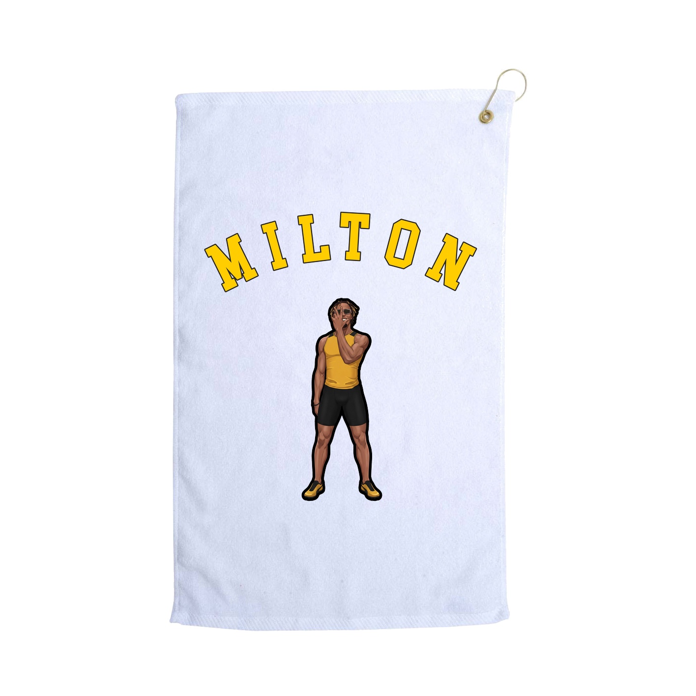 Golf Towel — Shirsey Arch in White