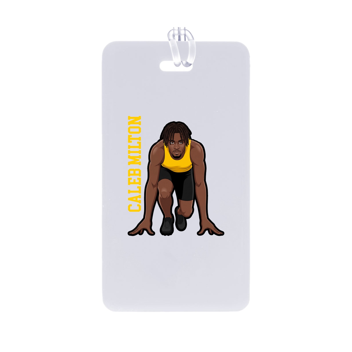 Bag Tag — Name Vertical in Classic