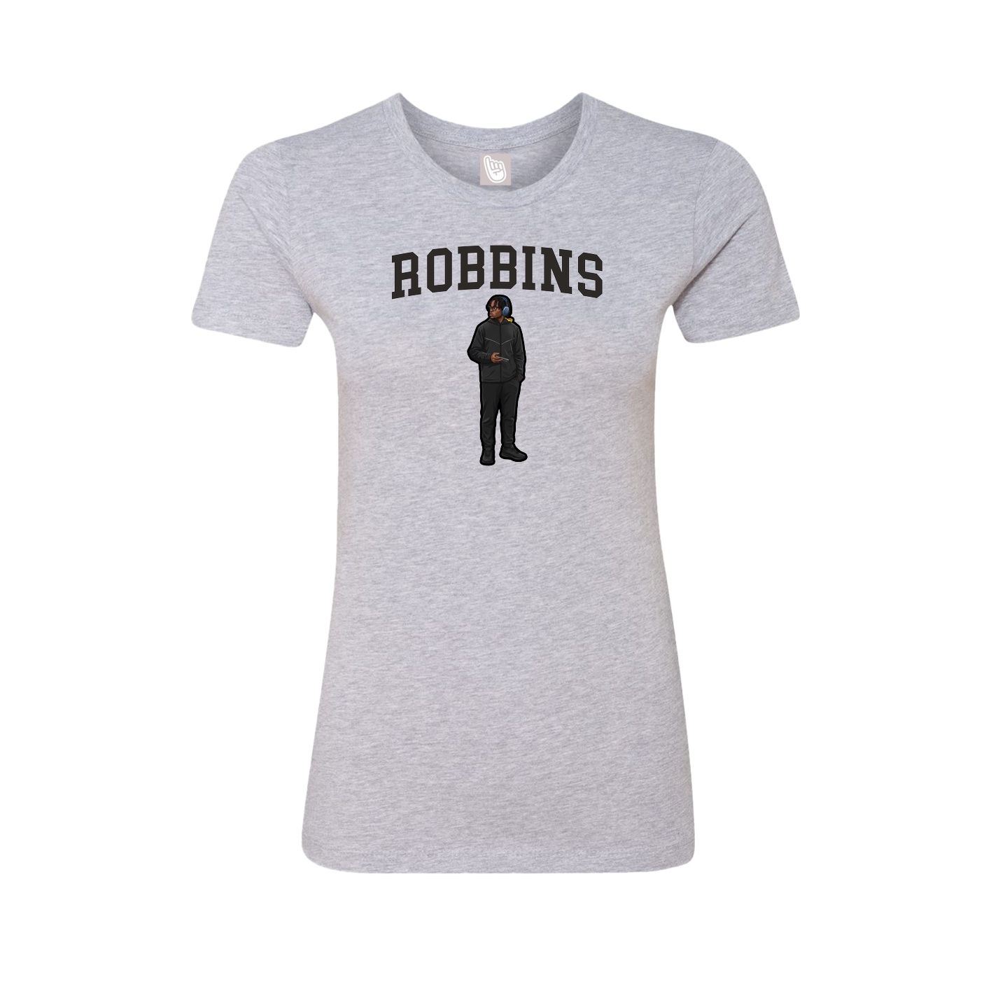 Fitted Women's Tee — Shirsey in Grey