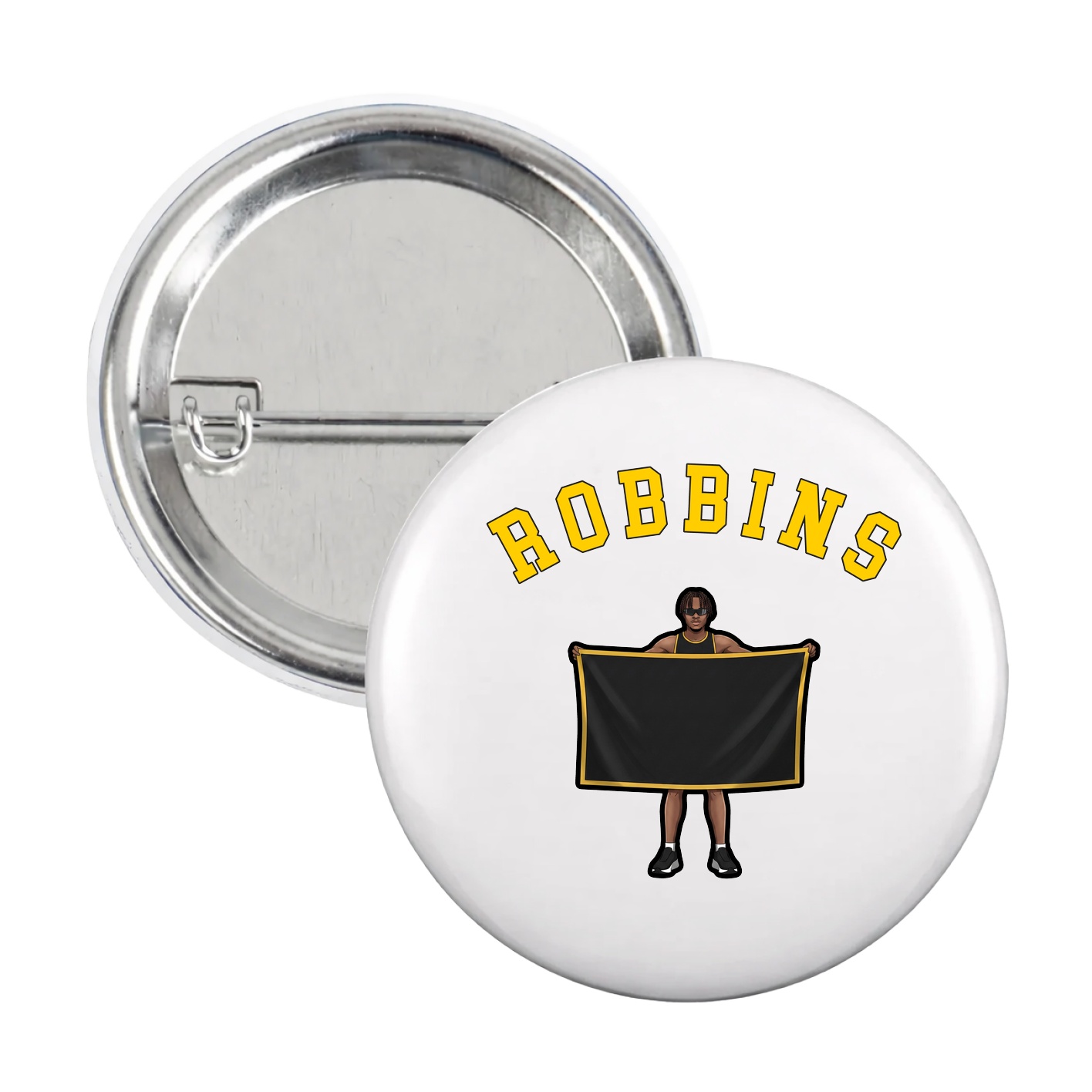Game Day Button — Shirsey Arch in White