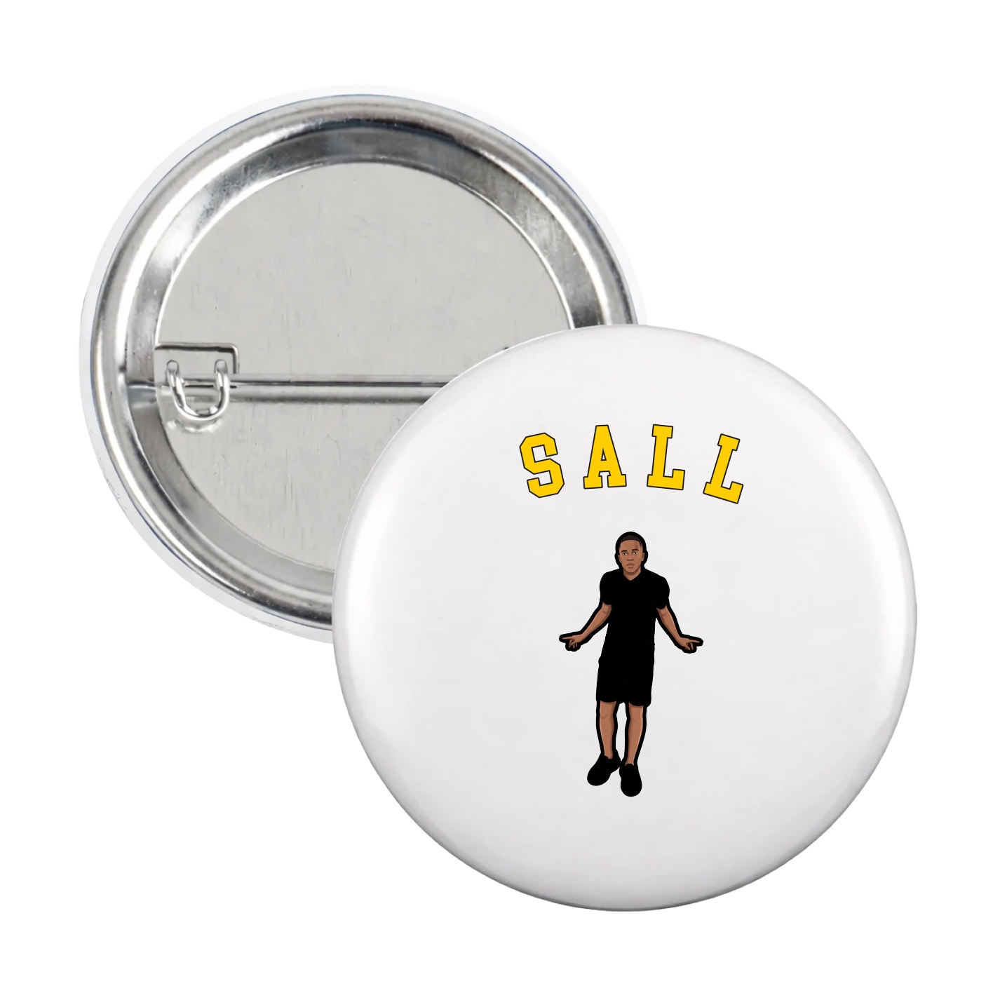 Game Day Button — Shirsey Arch in White