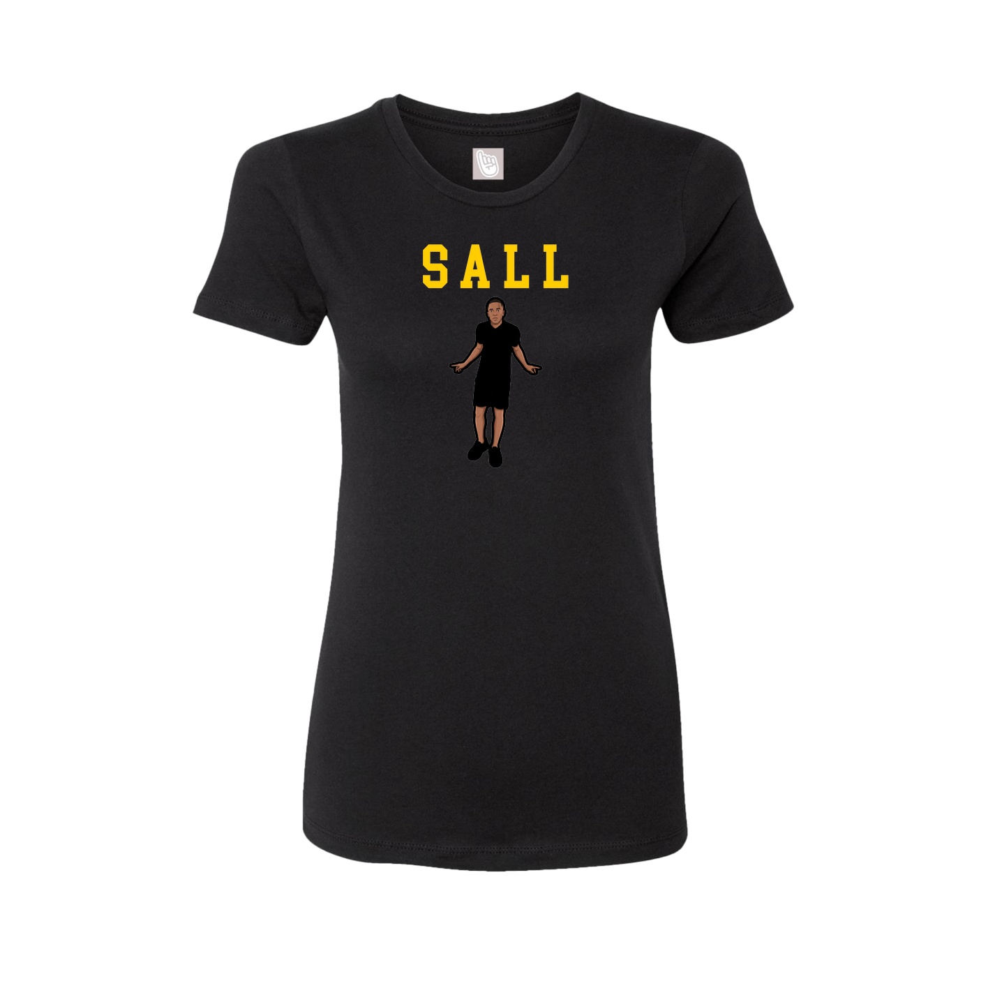 Fitted Women's Tee — Shirsey in Black