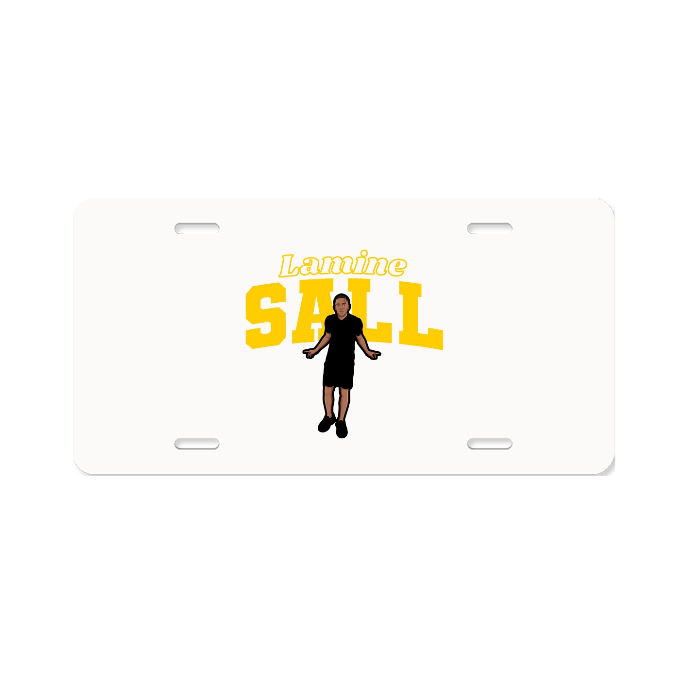 License Plate — Name Arch in Classic