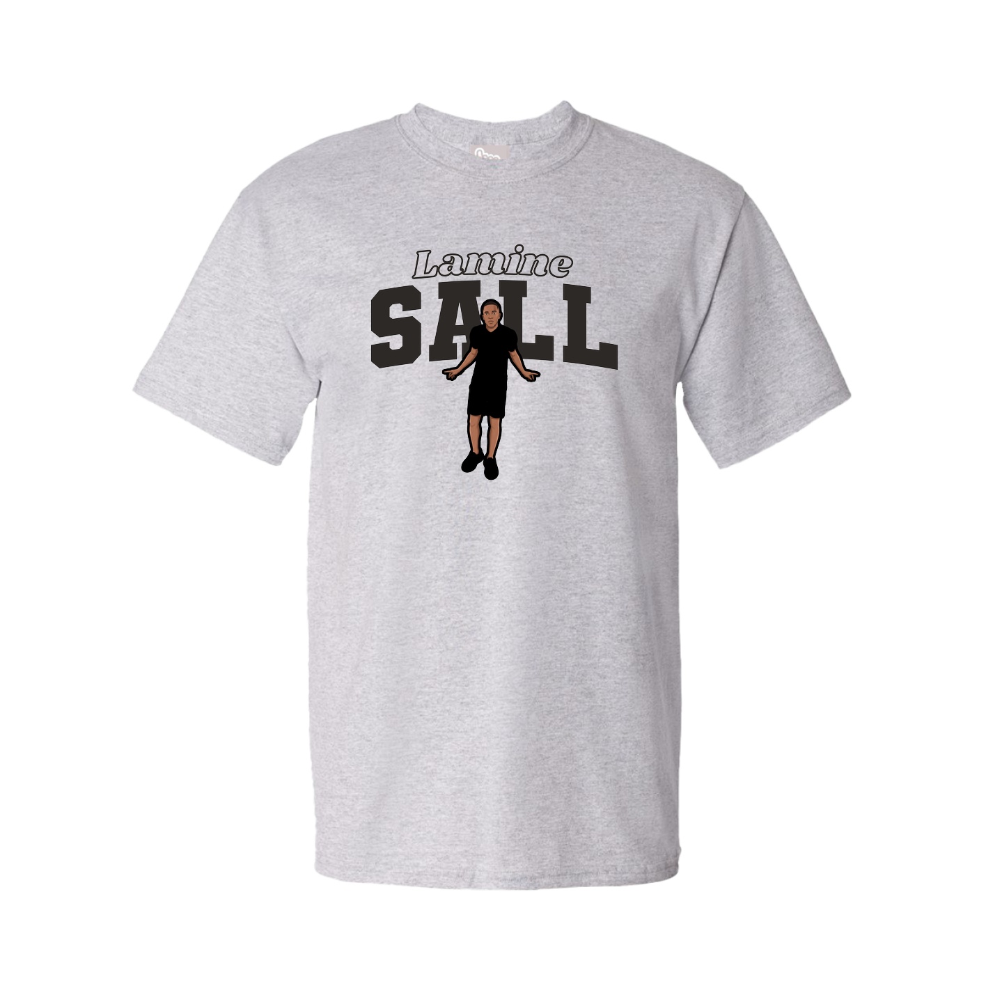 Tee — Name Arch in Grey
