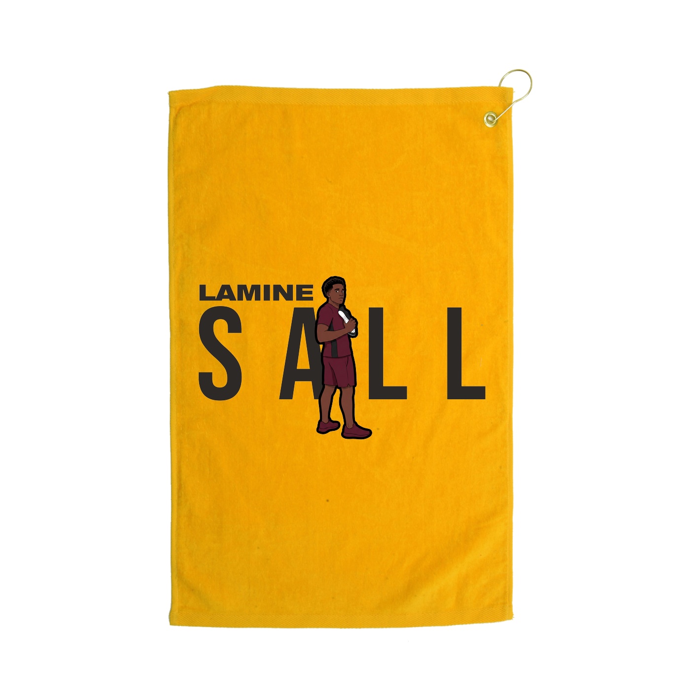 Golf Towel — Player Name in Gold