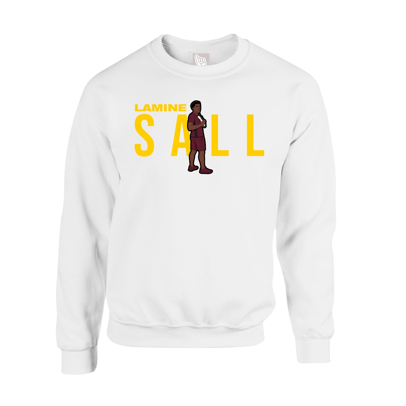 Fleece Crew — Player Name in White