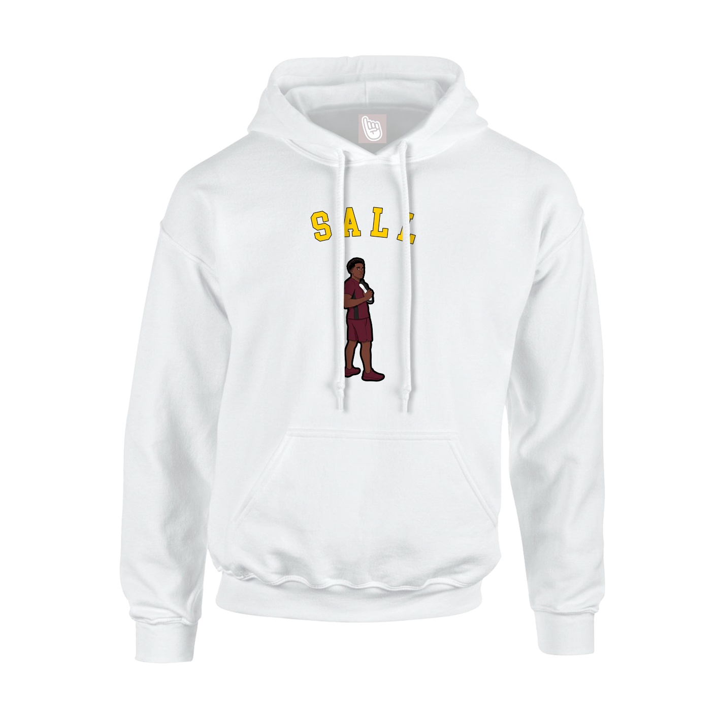 Hoodie — Shirsey Arch in White